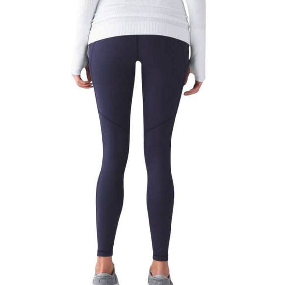 LULULEMON ATHLETICA Speed Up Tight V In Deep Indigo Size 2 - Picture 3 of 9